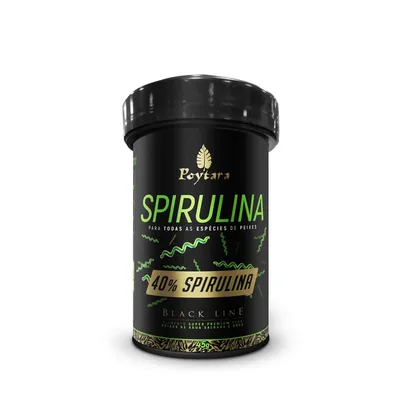 Ração Spirulina 40% Black Line Poytara