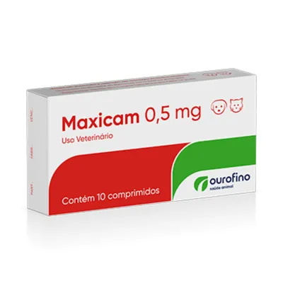 Maxicam 0,5 mg Anti-inflamatório para Cães e Gatos