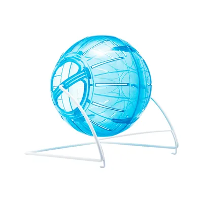 Globo Acrílico para Hamster com Suporte 4 em 1 Savana Azul