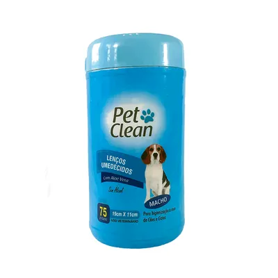Lenços Umedecidos Macho Pet Clean