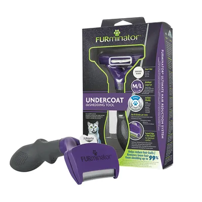 Furminator Médio/Grande para Gatos de Pelo Curto