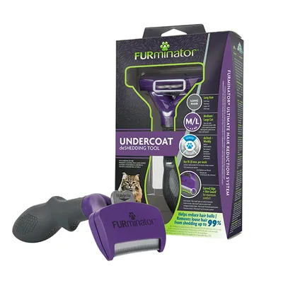 Furminator Médio/Grande para Gatos de Pelo Longo