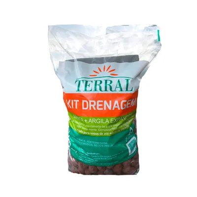 Kit Drenagem para Vasos de Plantas Terral