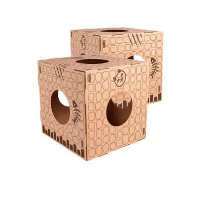 Kit Gatô 2 Cubos Papelão Tubline