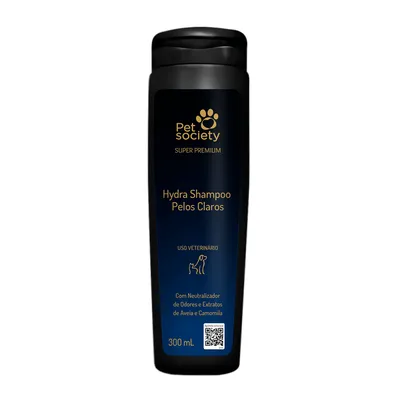 Shampoo Hydra Pelos Claros Pet Society