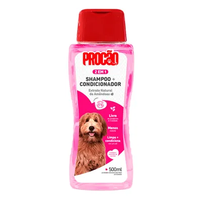 Shampoo 2 em 1 para Cães e Gatos Procão