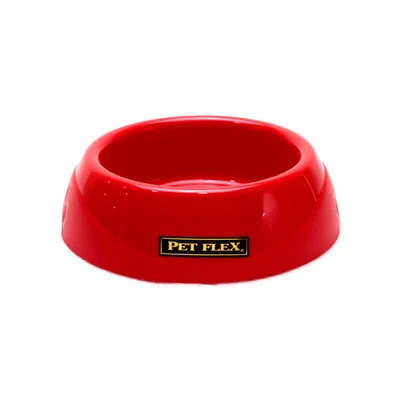 Comedouro para Cães Pet Flex Vermelho
