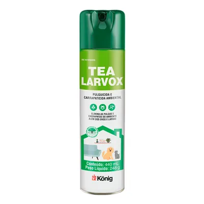 Pulguicida Carrapaticida Aerosol Tea Larvox Konig