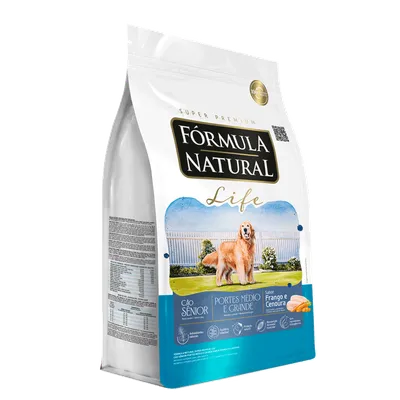 Ração Fórmula Natural Life Cães Sênior Raças Médio e Grande