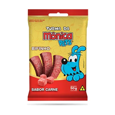 Bifinho Turma da Mônica Cães Adultos Carne