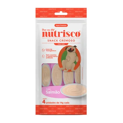 Petisco Cremoso Nutrisco para Cães Salmão
