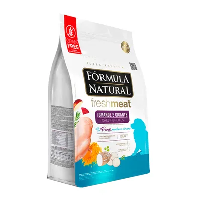 Ração Fórmula Natural Fresh Meat Cães Filhote Grande e Gigante Frango