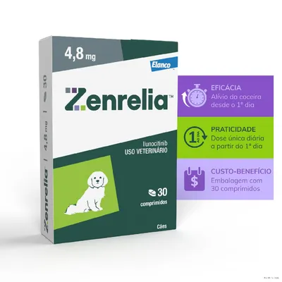 Zenrelia 4,8mg Tratamento para Coceira em Cães