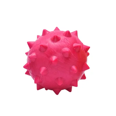 Bola Borracha Maciça Mini Cravo Tudo Pet Vermelha
