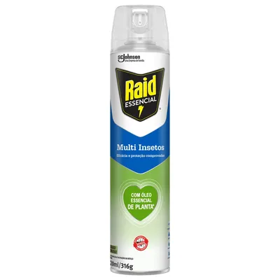 Inseticida Aerossol Raid Essencial Multi Insetos Spray