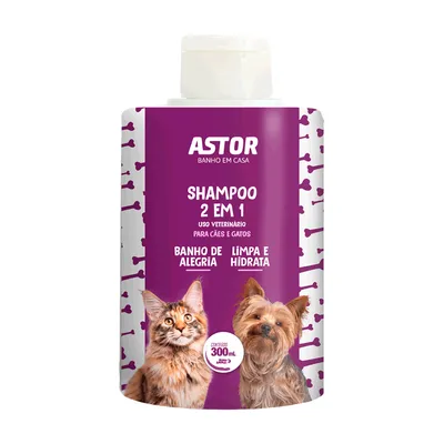 Shampoo Banho em Casa 2 em 1 Astor