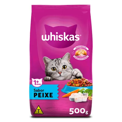 Ração Whiskas Gatos Adultos Peixe