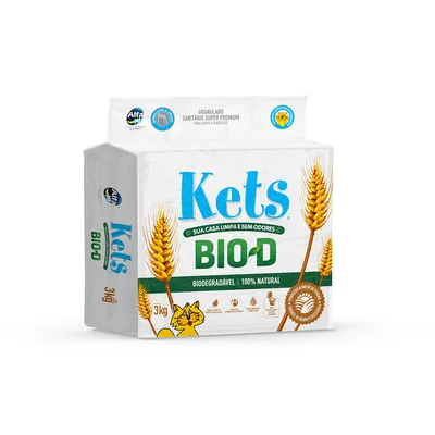 Granulado Higiênico Biodegradável Kets Bio-D