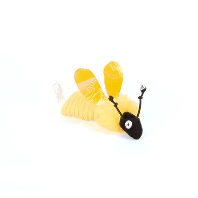 Brinquedo Pelúcia Abelha com Catnip Flicks