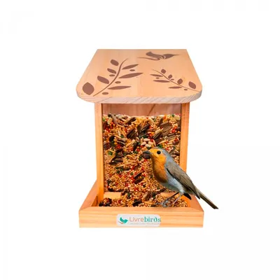 Comedouro Automático Collors Livre Birds Natural