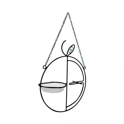 Comedouro Livre Birds Wire Fruit Preto