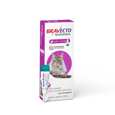 Antipulgas Bravecto Transdermal Gatos 6,25 a 12,5kg