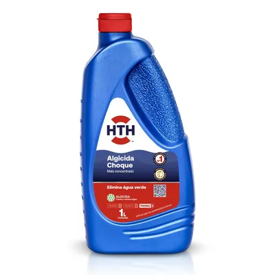 Algicida de Choque Solução Água Verde HTH