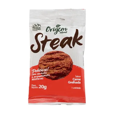 Petisco Cães Origem Natural Steak Carne