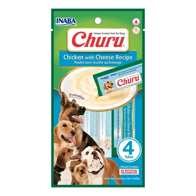 Petisco Churu Frango e Queijo para Cães