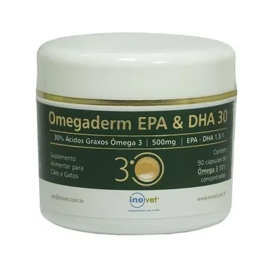 Omegaderm EPA e DHA Cães e Gatos Inovet