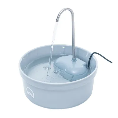 Fonte Bebedouro e Purificador Aqua Porcelain Amicus Bivolt Cinza