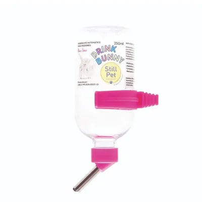 Bebedouro Plástico Drink Bunny Tudo Pet Rosa