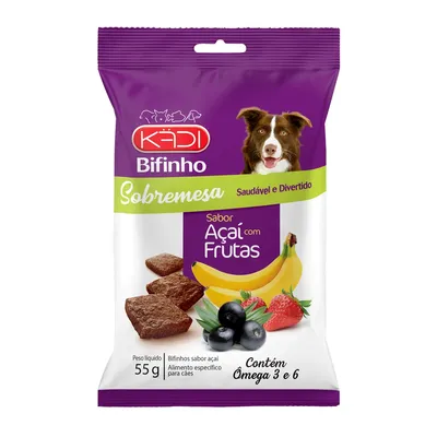 Bifinho Sobremesa Açaí com Frutas para Cães Kadi
