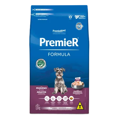 Ração Premier Formula Cães Adultos Raças Pequenas Frango e Mandioca