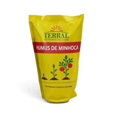 Humus de Minhoca Fertilizante Orgânico Terral