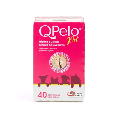 QPelo Pet Suplemento Alimentar para Cães e Gatos