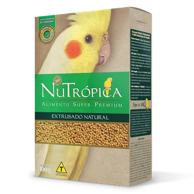 Ração Nutrópica Extrusado Natural para Calopsitas