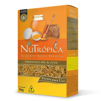 Ração Nutrópica Farinhada Mel e Ovos