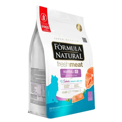Ração Fórmula Natural Fresh Meat Hairball Gatos Salmão