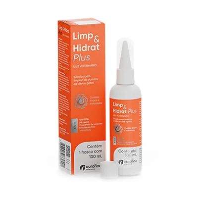 Limp & Hidrat Plus Solução Otológica para Cães e Gatos