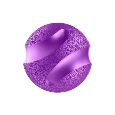 Brinquedo Bola Maciça Slim Ball Stark Pet Roxo