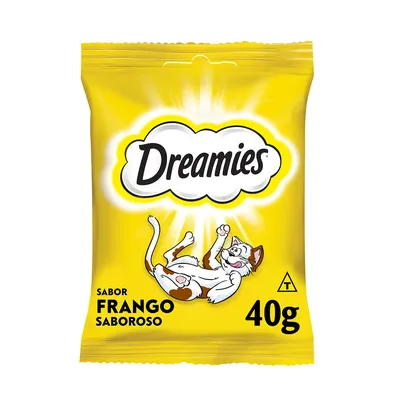 Petisco Dreamies Frango para Gatos Adultos