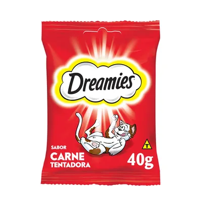 Petisco Dreamies para Gatos Adultos Carne Tentadora
