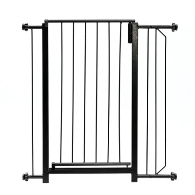Grade Porta FIT Tubline Preta 70cm com Extensor 10cm