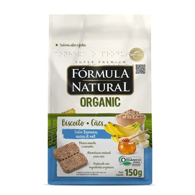 Biscoito Fórmula Natural Organic Cães Adultos Banana