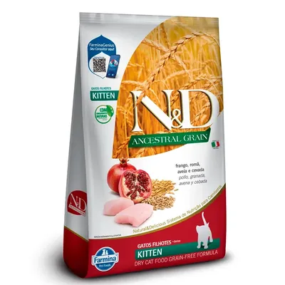 Ração N&D Ancestral Grain Gatos Filhotes Frango