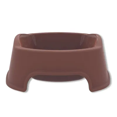 Comedouro Single B Plast Pet Terra Vermelha