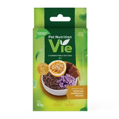 Petisco Pet Nutrition Vie para Cães Maracuja, Valeriana e Melissa