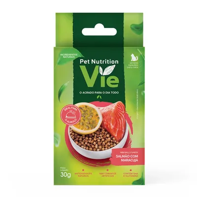 Petisco Pet Nutrition Vie para Gatos Salmão com Maracujá