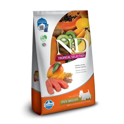 Ração N&D Tropical Selection Cães Adultos Mini Salmão